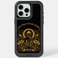 Buddha Amid Lotus Flowers iPhone 15 Pro Max Case