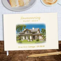 Housewarming Party New Home Welcome Visitors Foil Guest Book