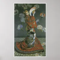 The Japanese Woman by Claude Monet Poster