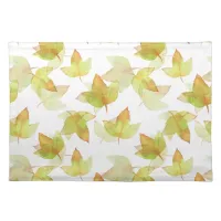 Autumn Leaves Falling, Colors of Fall Cloth Placemat