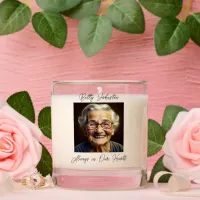 Always in Our Hearts | Memorial Photo Scented Candle