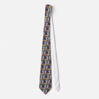 German Shepherd Modeling Clothes Tie