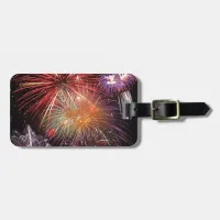 Fireworks Finale Luggage Tag