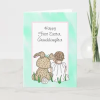 Have a "Hoppy" Easter Granddaughter  Card