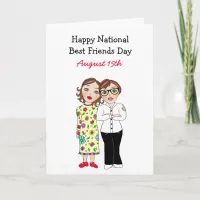 National Best Friends Day August 15th   Card