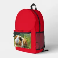 Your Pet Photo Printed Backpack