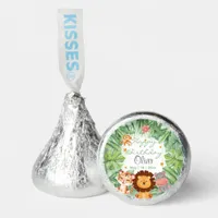 Wild one Jungle Animals Tropical Boy Birthday Hershey&#174;'s Kisses&#174;