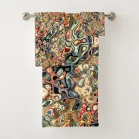 Abstract Art Bath Towel Set