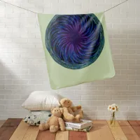 Ethereal Swirl Baby Blanket