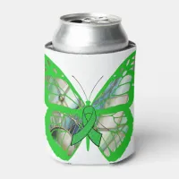 Lyme Disease Awareness Butterfly Can Holder Can Cooler