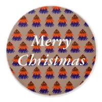 Multicolored Christmas Tree - Ceramic Pull