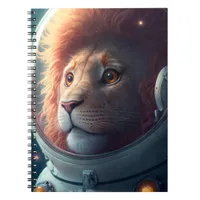 Adorable Lion Astronaut Notebook