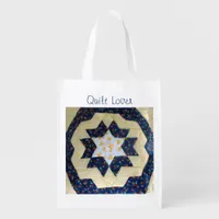 Polyester Bag - Star Quilt Pattern