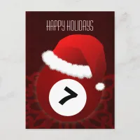 billiard player Holiday greeting