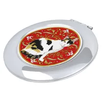 Calico Cat Baroque Mirror For Makeup