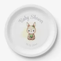 Baby Shower Woodland Animal Paper Plates