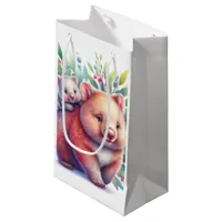 Wildlife Animals Wombat Small Gift Bag