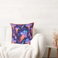 Colorful Under the Sea Jellyfish | Throw Pillow