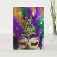 Ready to Party?  Mardi Gras Masquerade Make Card