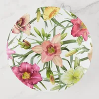 Daylilies All Over Trinket Tray