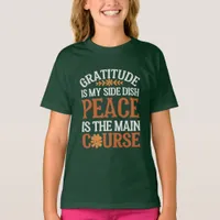 Gratitude & Peace Kids' T-Shirt - Customizable