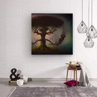 I Spy With My Big Eye - Surreal Tree AI Art