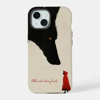 the Heartless Wolf and the Little Red Riding Hood iPhone 15 Case