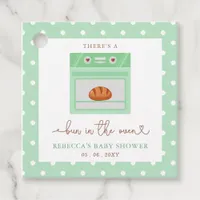 Bun In The Oven Gender Neutral Baby Shower Favor Tags