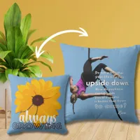 Inspirational Photography Pillow Powerful Woman