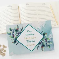 Our Wedding | Eucalyptus Botanical Greenery Guest Book