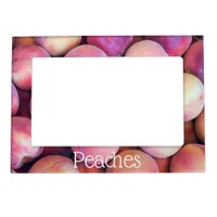 Personalized Peaches Photo Magnetic Frame