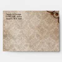 shabby vintage rustic envelope