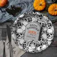 Tombstone and Skulls ID216 Paper Plates