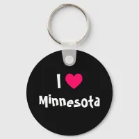 I Heart Minnesota Keychain