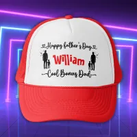 Cool Bonus Dad Happy Father's Day | Trucker Hat