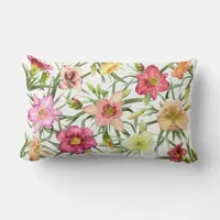 Daylilies All Over Lumbar Pillow