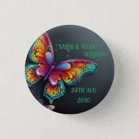 Enchanting Butterfly Bliss  Button