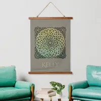 Celtic Knotwork Mandala Personalized  Hanging Tapestry