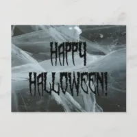 Spider Leg Halloween and Eerie Background Postcard