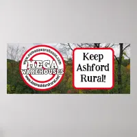 Keep Ashford Rural | No Mega Warehouses    Poster