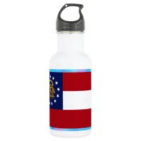 Georgia State Flag Water Bottle