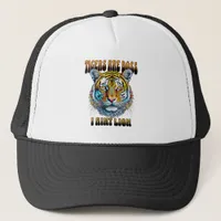 Tigers are Boss | I Aint Lion Trucker Hat