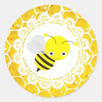 Cute Honeybee Honeycomb Stickers