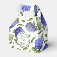 Blue Hydrangeas Favor Boxes