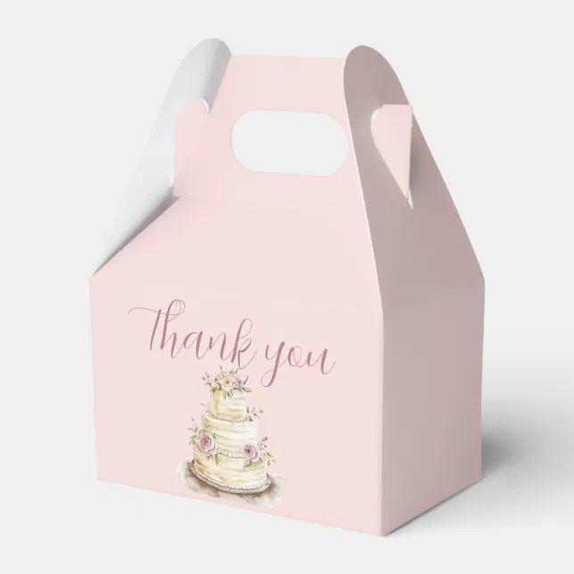 Wedding Cake Favor Gift Box