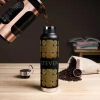 Celtic Knotwork Cross Personalized Water Bottle