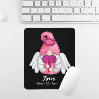 Gnome Aries Astrology Sign Angel Mouse Pad