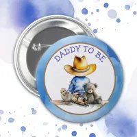 Daddy to Be of a Lil' Cowboy | Baby Shower Button