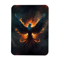 Phoenix Bird Rising with Flames Magnet