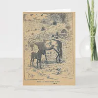 Mother Bent DownTo Me Black Beauty Card